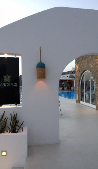 Kouros Hotel & Suites Mykonos Avril 2016 – Pool – Bar Restaurant – Lobby – Spa
